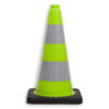 Verkeerskegel fluor groen 50 cm