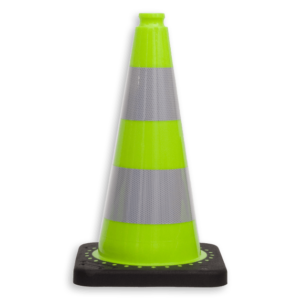 Verkeerskegel fluor groen 50 cm