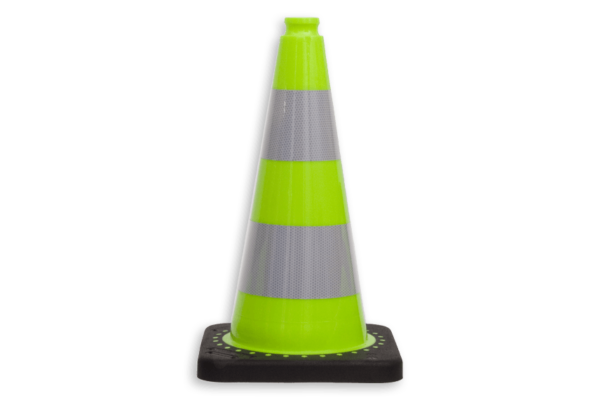 Verkeerskegel fluor groen 50 cm